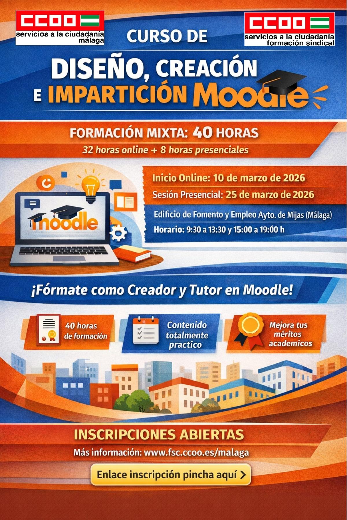 Cartel curso Moodle