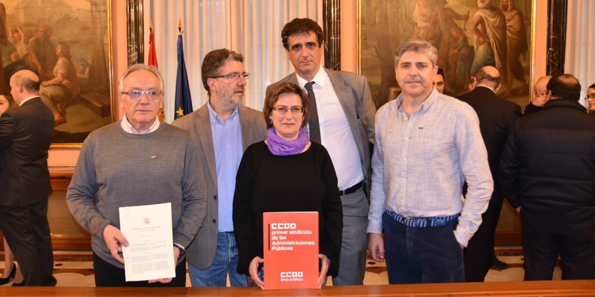 Firma del Acuerdo para la mejora del empleo y de las condiciones de trabajo