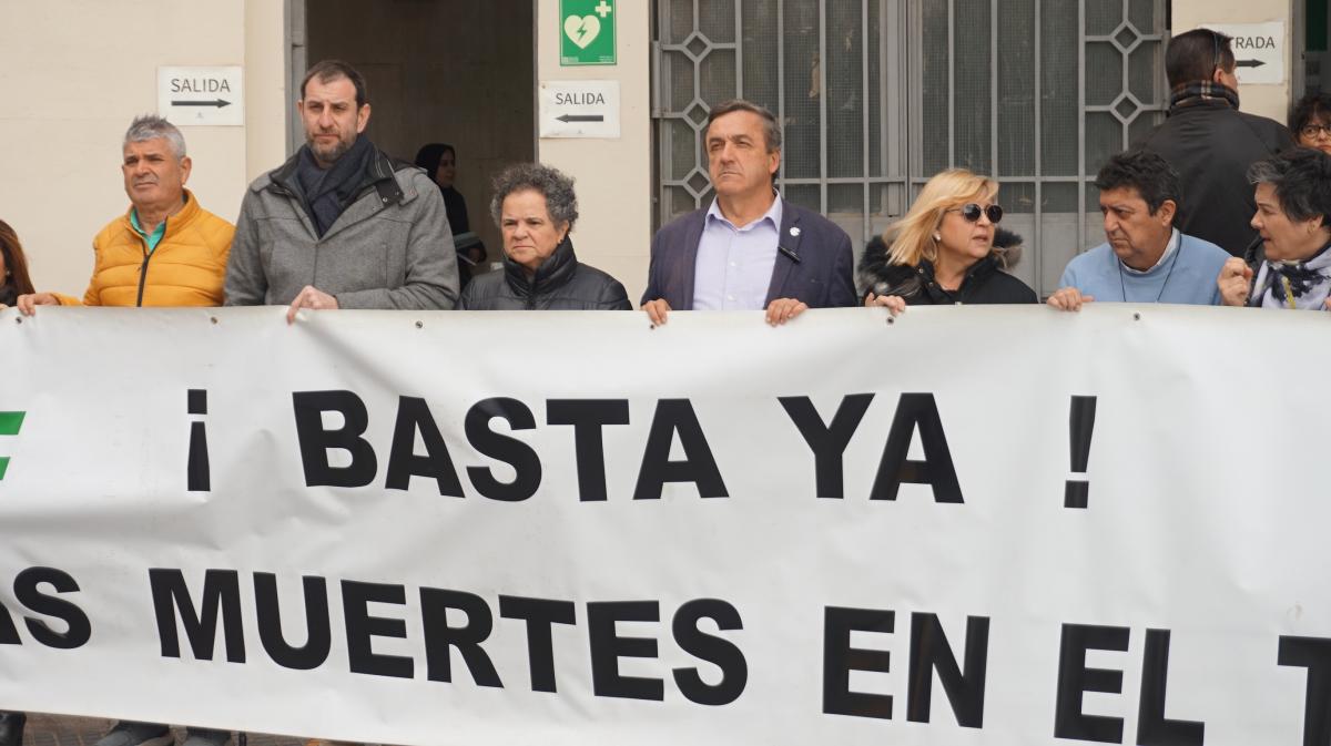 concentracin por el fallecimiento de un trabajador en Benalmdena