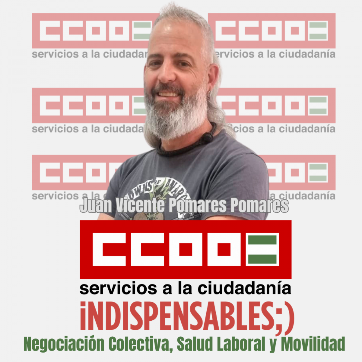 J. Vicente Pomares Pomares: Secretara de Negociacin Colectiva, Salud Laboral y Movilidad de Andaluca