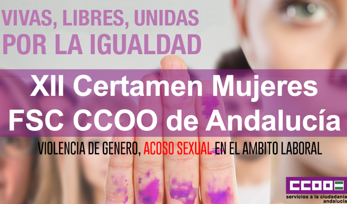 XII Certamen Mujer de relatos cortos 2021 de FSC CCOO de Andalucía
