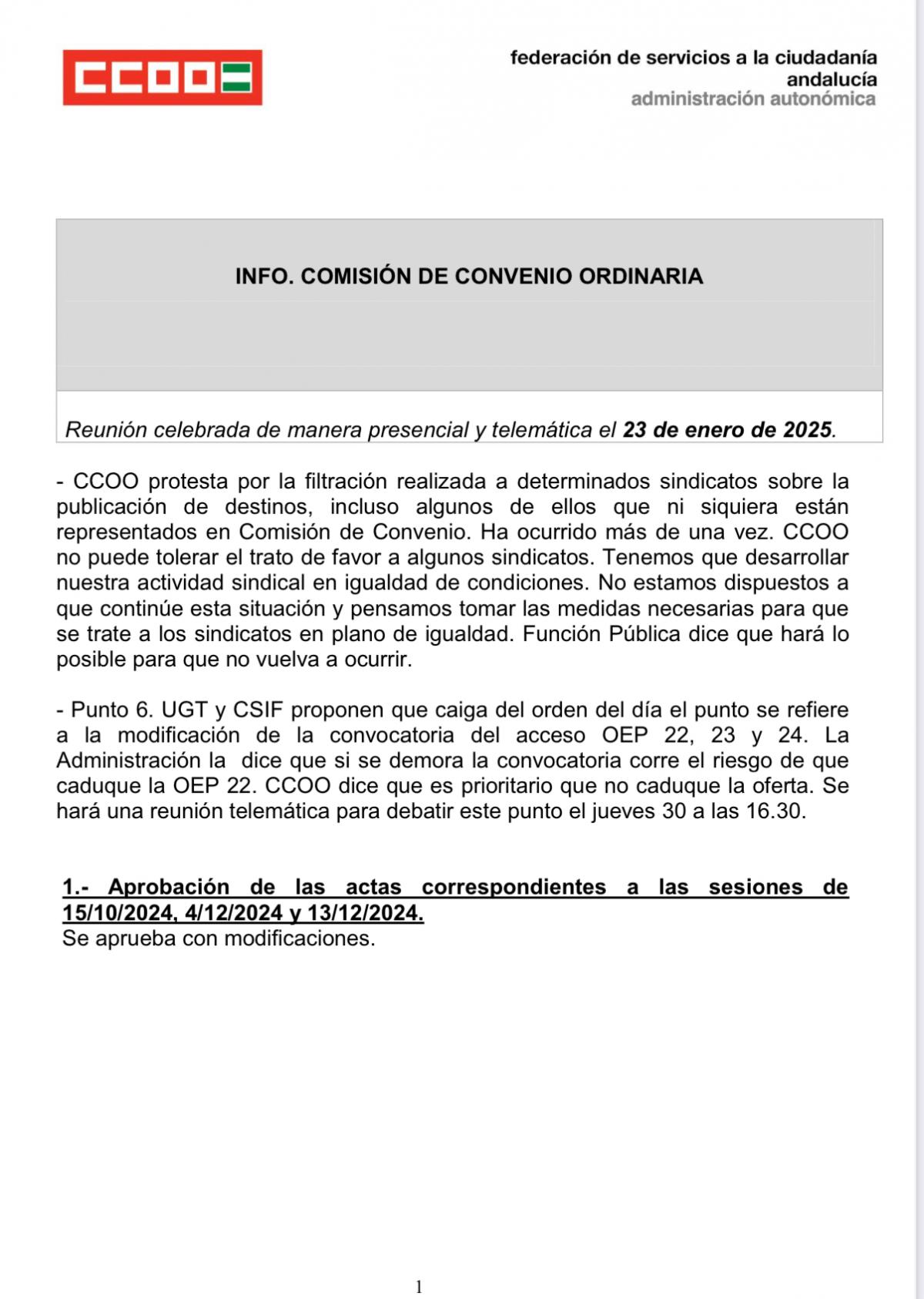 Info Comision de Convenio 23/01/25