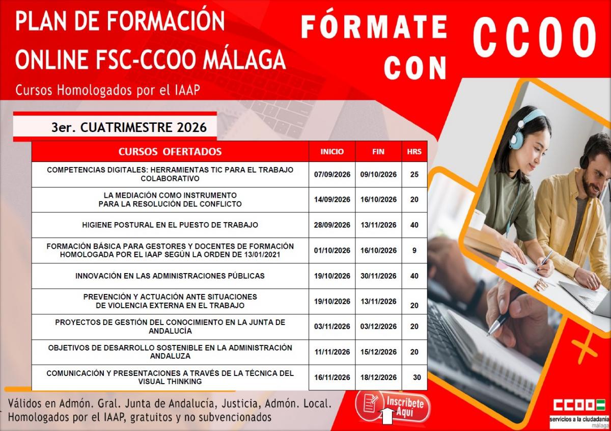Cursos IAPP 3º Cuatrimestre 2026