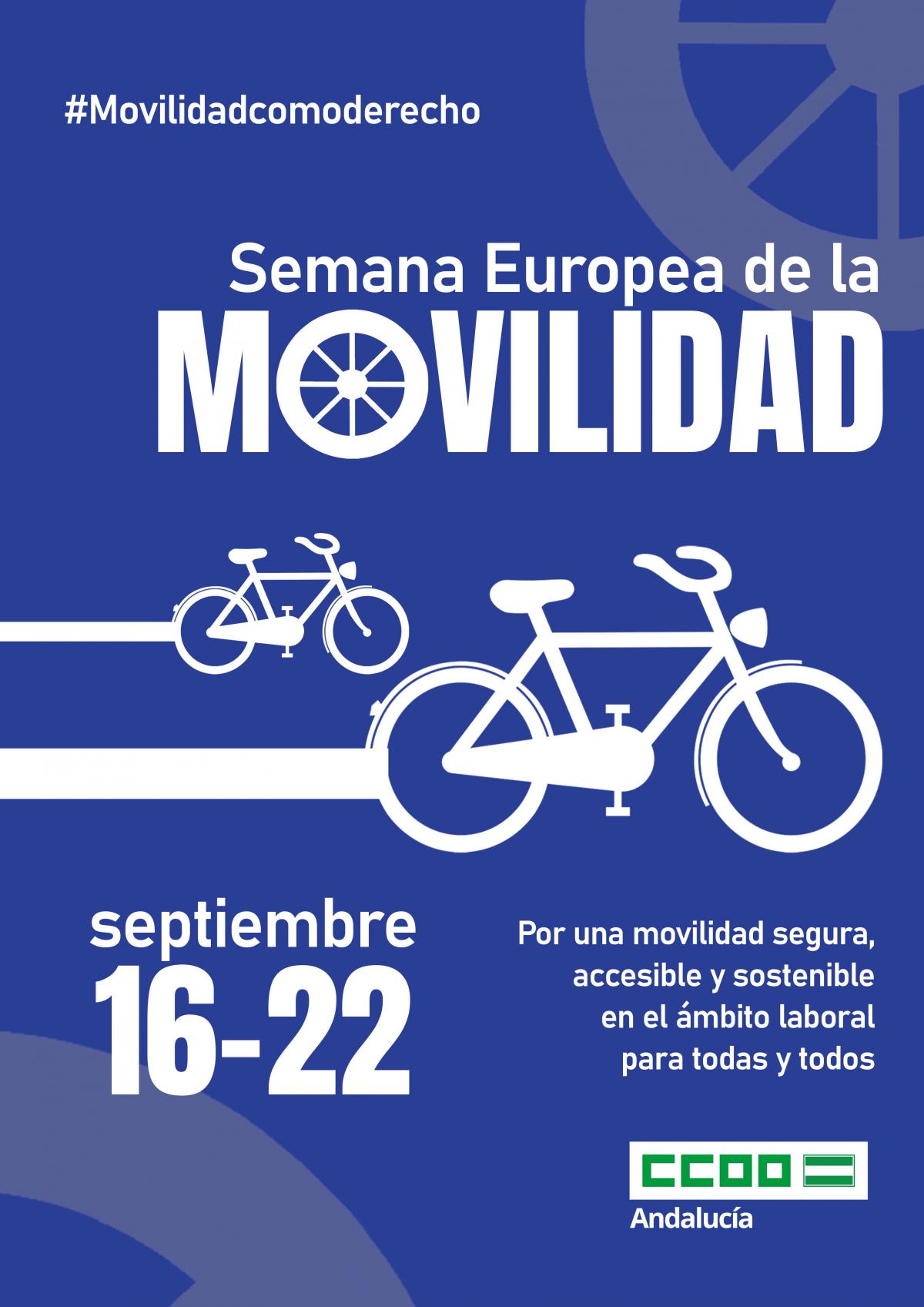 Cartel con motivo de la Semana Europea de la Movilidad 2025