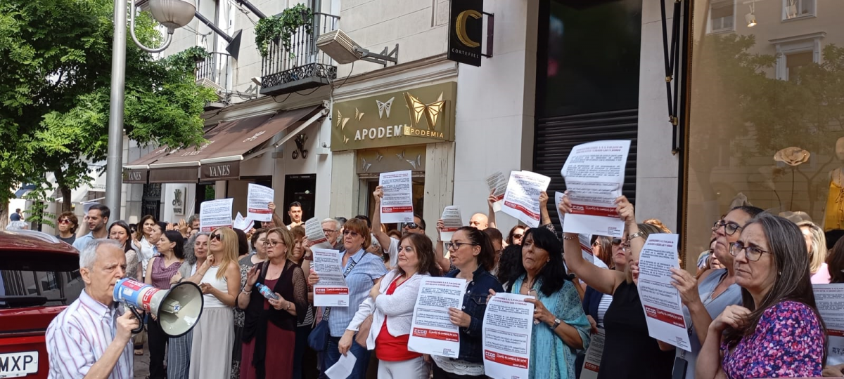 Concentracin en Goya 14 del personal de la Audiencia Nacional, 3 junio 2025