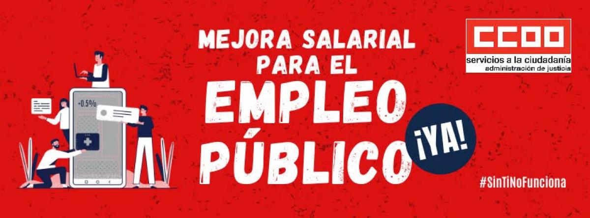 Mejora salarial para el empleo pblico ya