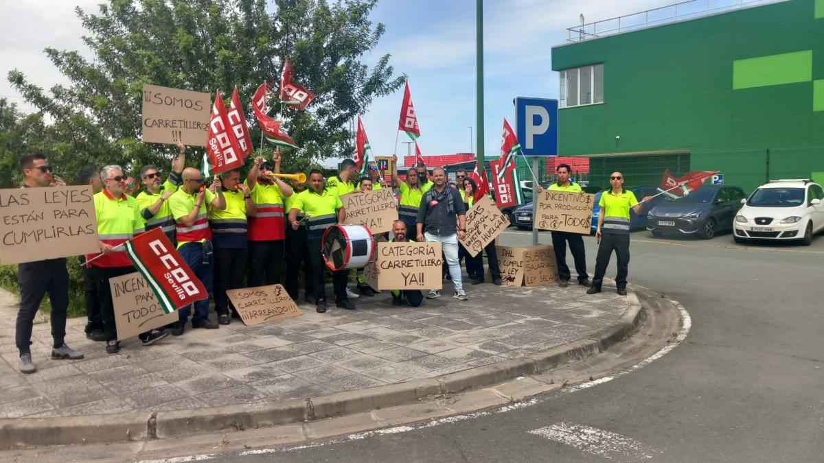 Huelga en DHL Heineken