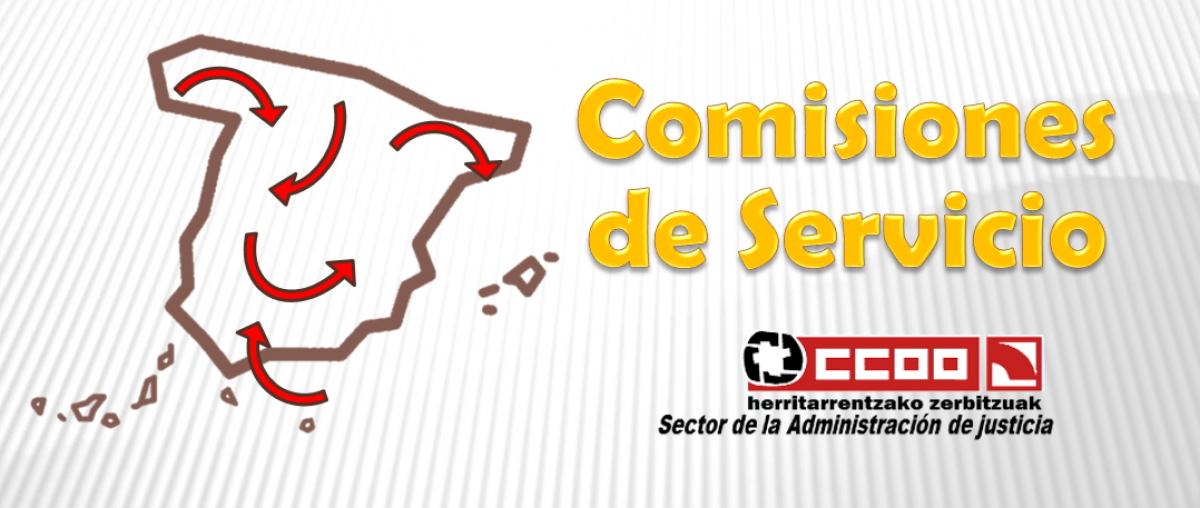 comisiones de servicio