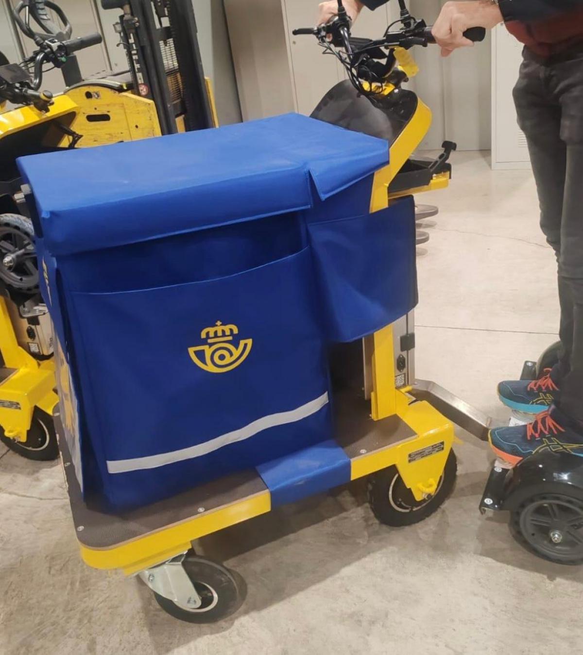 Fotografía de patinete eléctrico de Correos