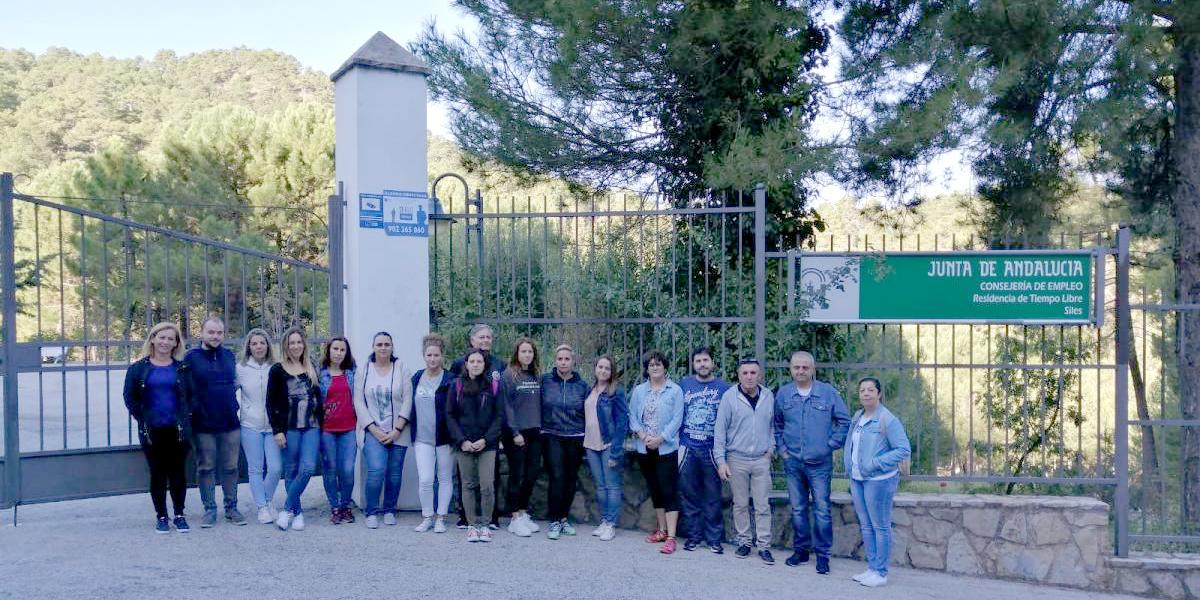 Trabajadores de la Residencia de Tiempo Libre de SILES, Jaén