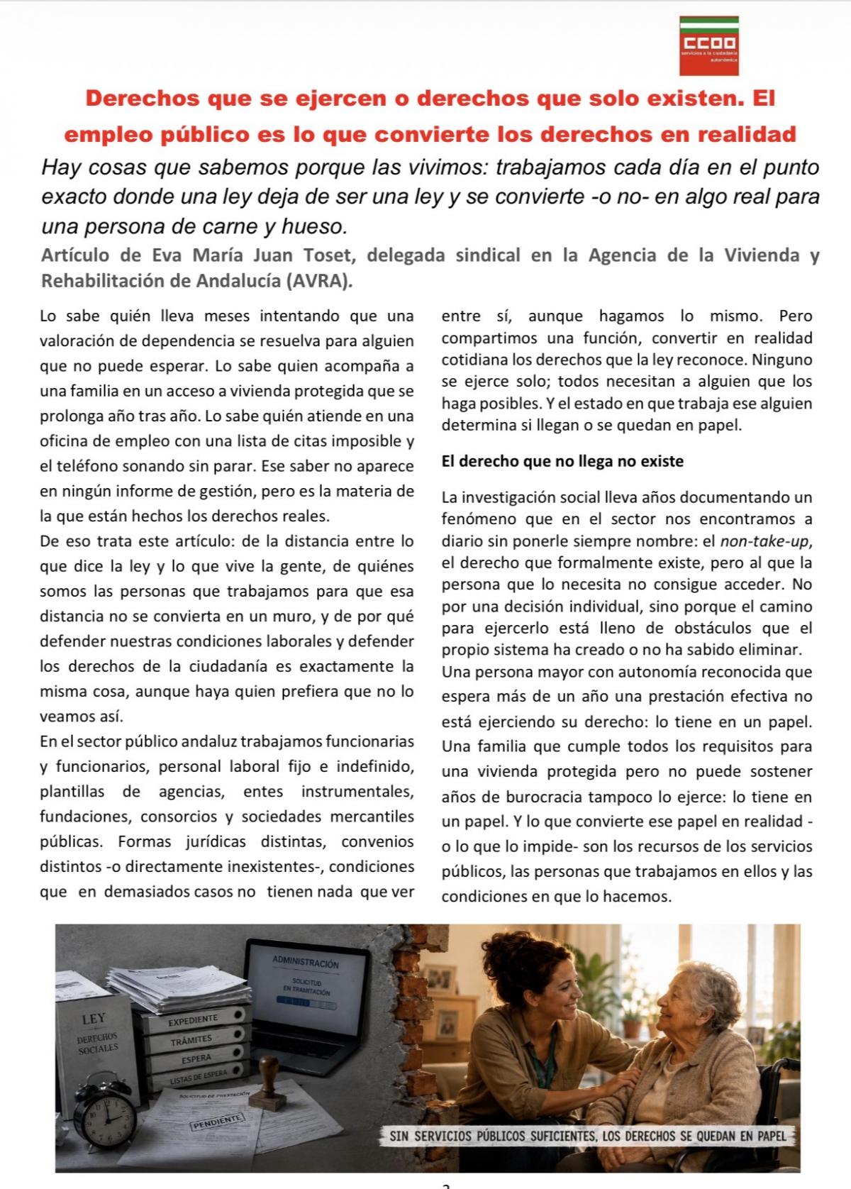 Derechos y empleo público