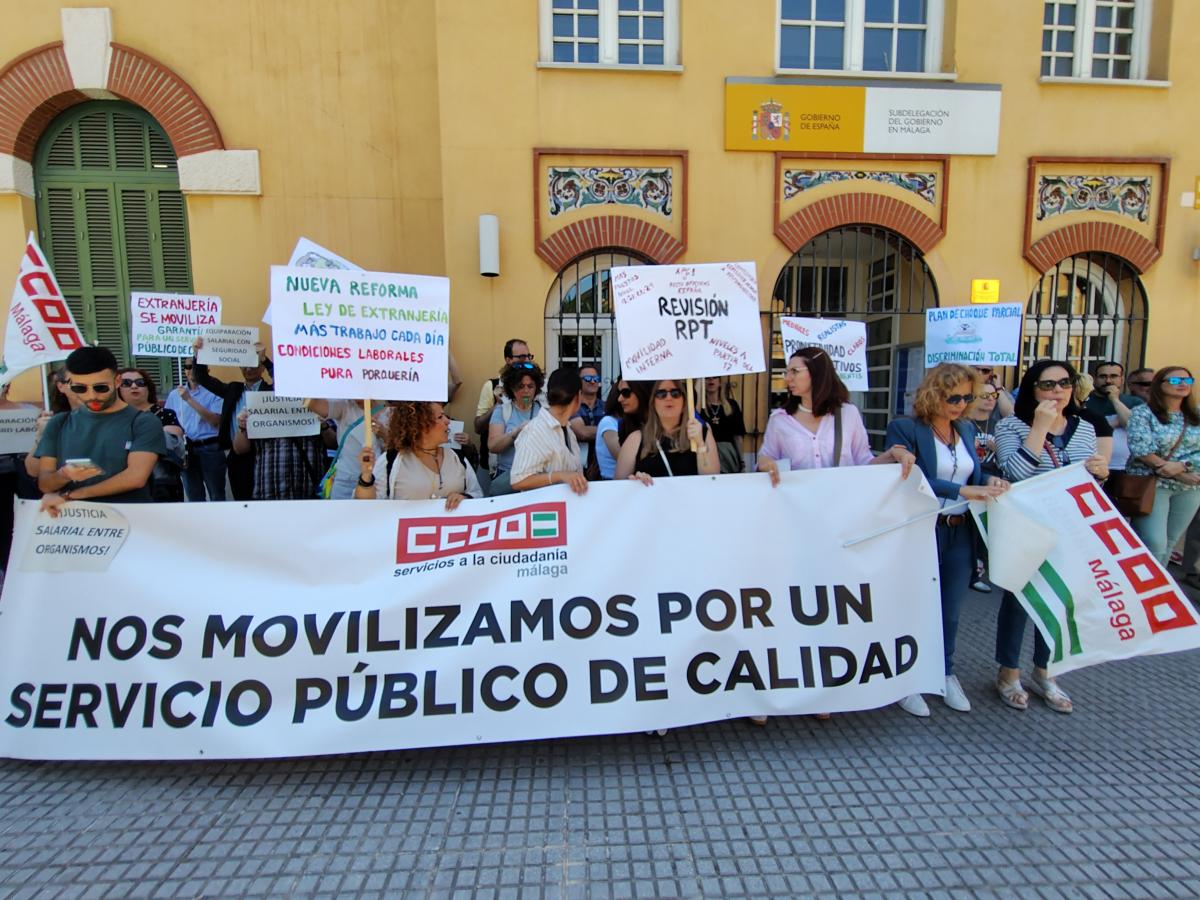 Imgenes de la concentracin de ayer