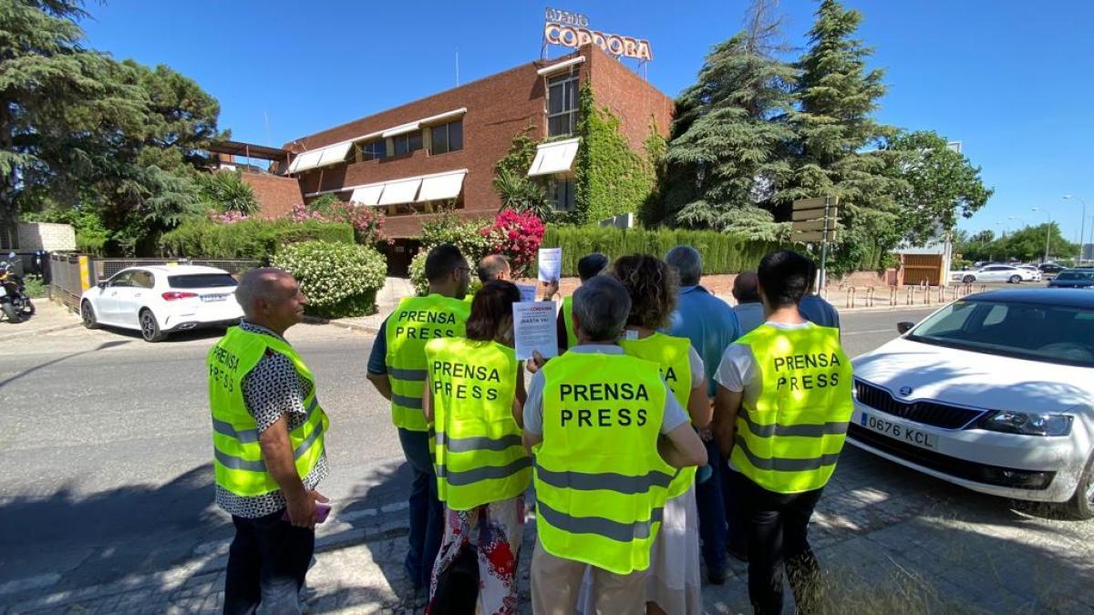 La plantilla de diario Córdoba ha celebrado su primera jornada de huelga por la pérdida de poder adquisitivo y personal