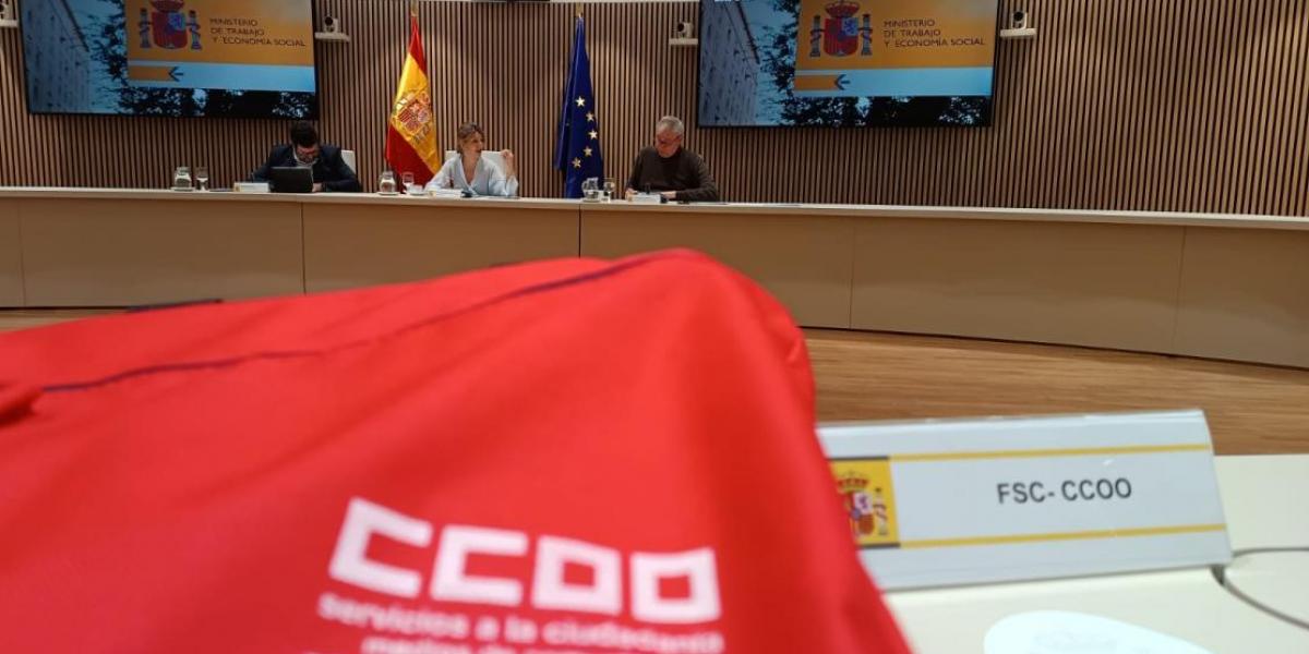 Reunión en el Ministerio de Trabajo