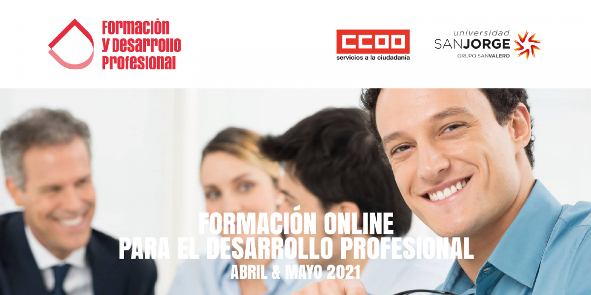 Cursos online de Formacin y Desarrollo Profesional para abril y mayo de 2021