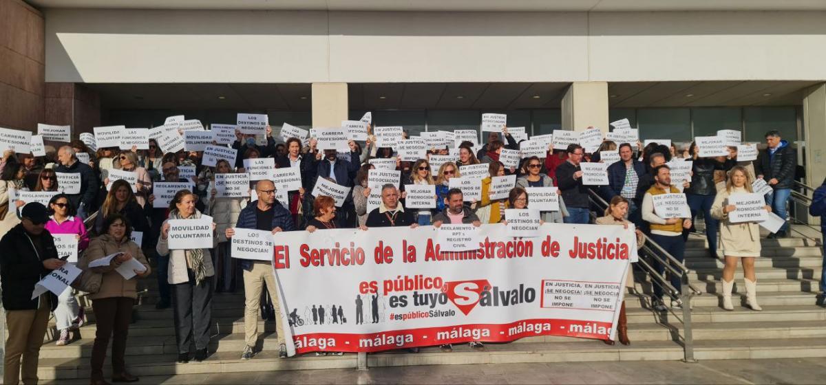 Concentracion justicia Málaga