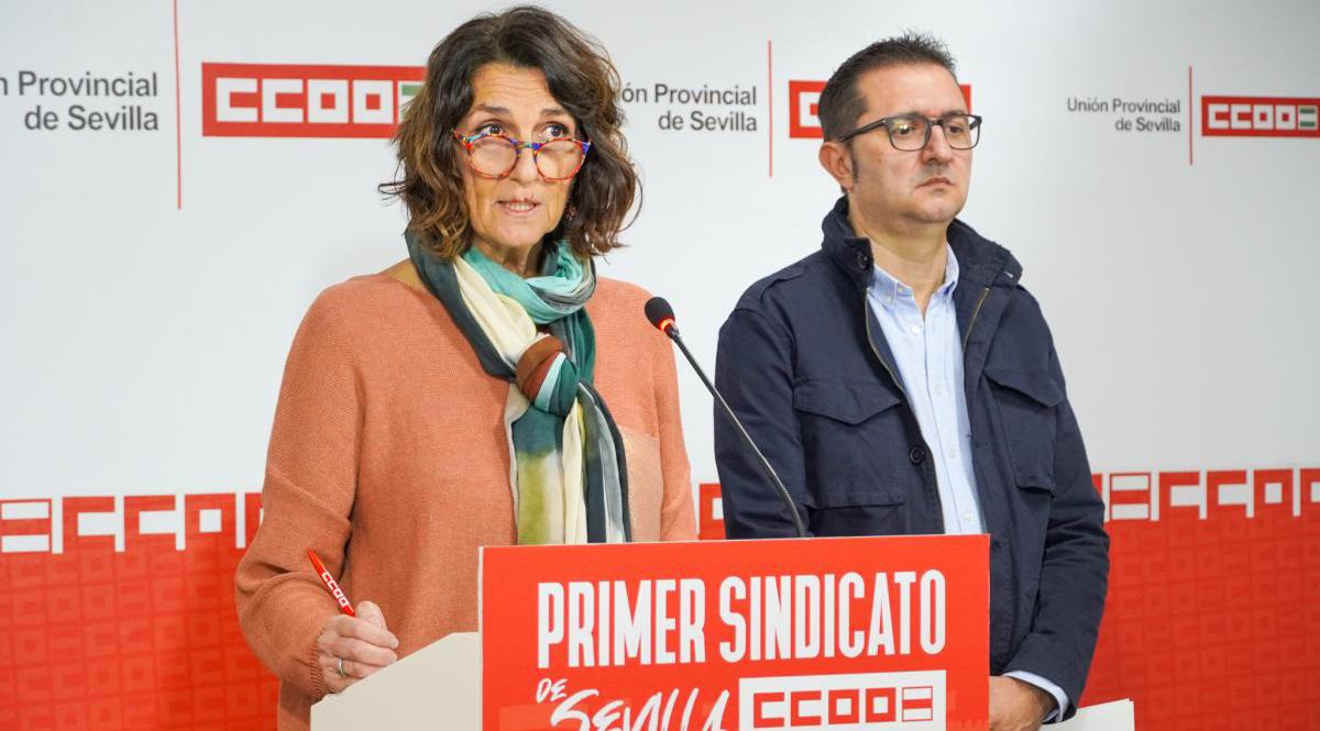 Mara Jos Morillo y Jos Manuel Gago, durante la rueda de prensa