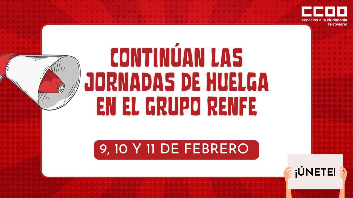 Huelga en el Grupo Renfe.