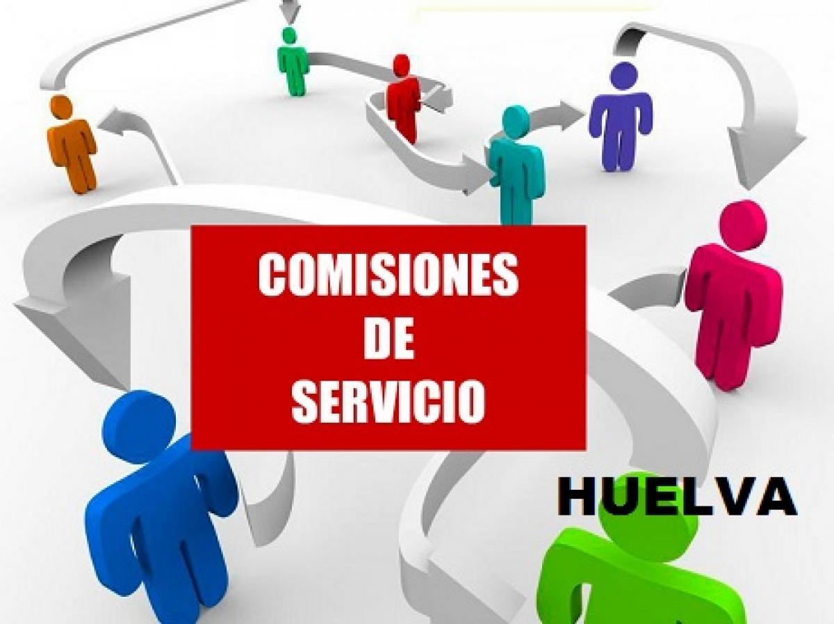 Comisiones de servicio Huelva