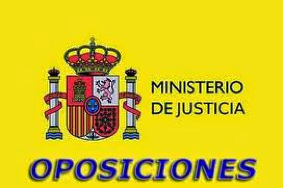 Ministerio de Justicia. Oposiciones
