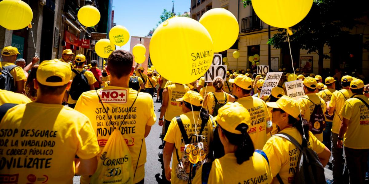 Jornada de huelga en Correos