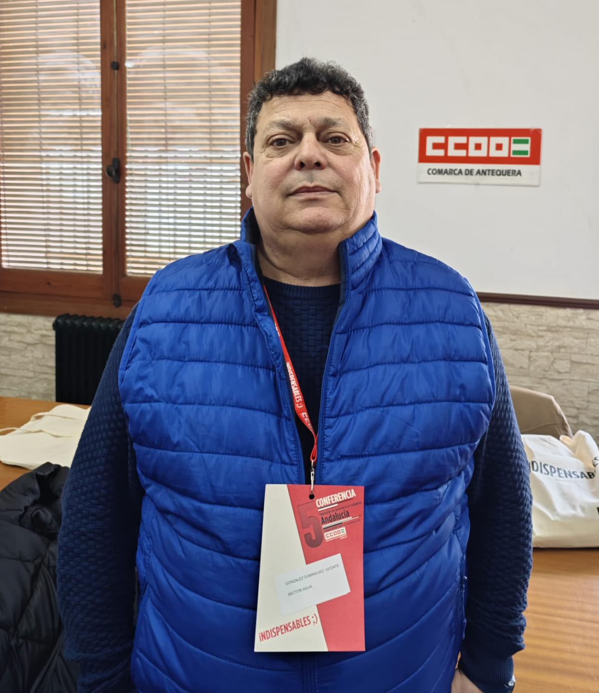 Vicente Gonzlez Domnguez coordinar otros cuatro aos el sector Ciclo Integral del Agua de FSC CCOO de Andaluca