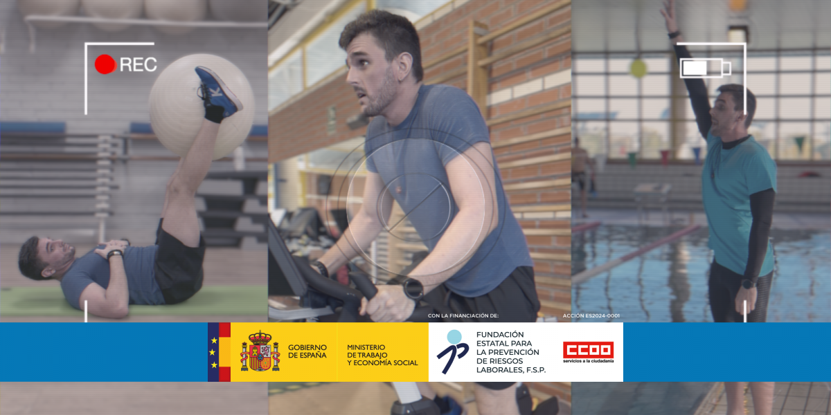 Seguimos avanzando en la seguridad laboral: grabamos nuevo material preventivo en instalaciones deportivas
