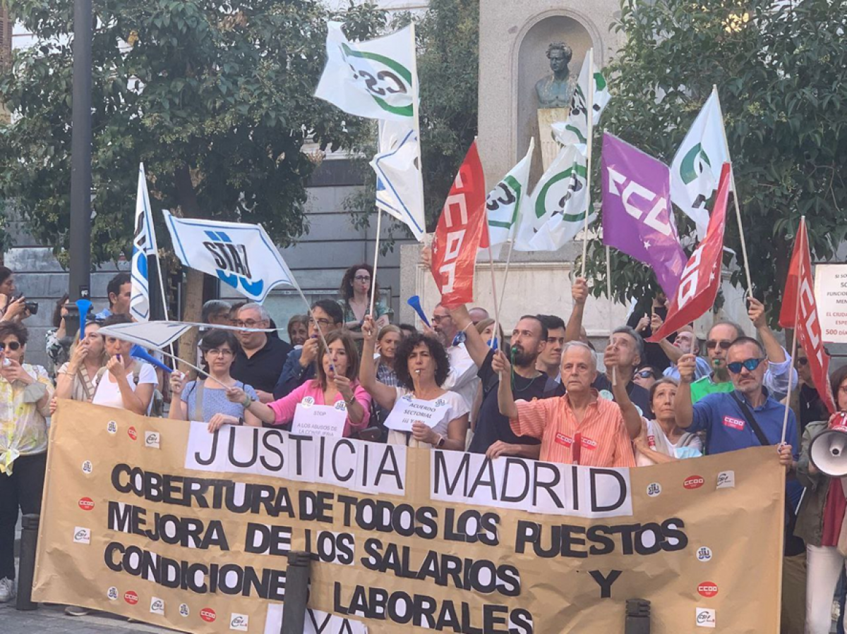 Concentracin Consejera de Justicia Madrid 6 octubre 2022