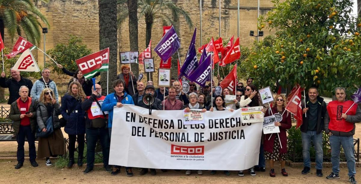 CCOO en defensa de los derechos del personal de Justicia