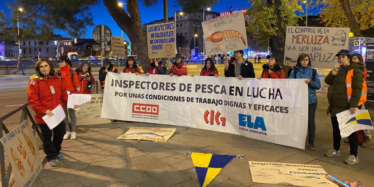 Por unas condiciones de trabajo dignas y eficaces en la inspeccin de pesca