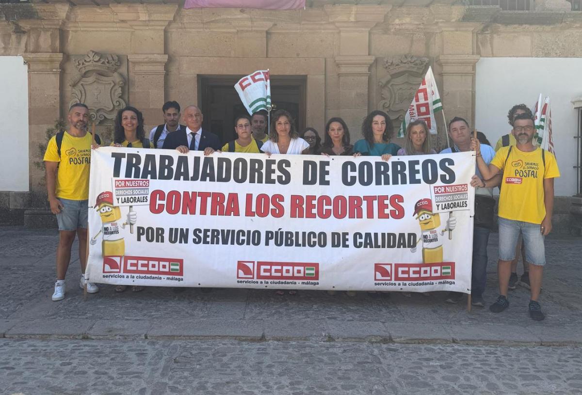 CCOO logra que Correos paralice el cierre de las oficinas de Ronda y Rincón de la Victoria en la provincia de Málaga